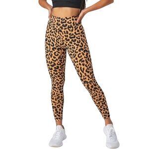 Balance Athletica The Ascend Pants King Cheetah Leggings Small Kingdom 2.0 Yoga